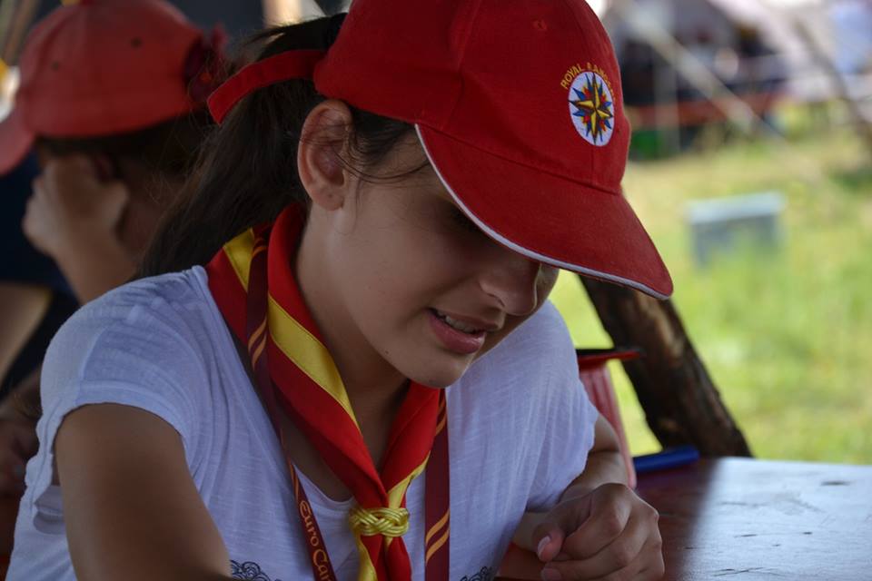 Royal Rangers scarf and hat